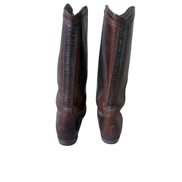 Frye Rider Pull On Leather Boots size 7.5 Brown - Picture 3 of 11